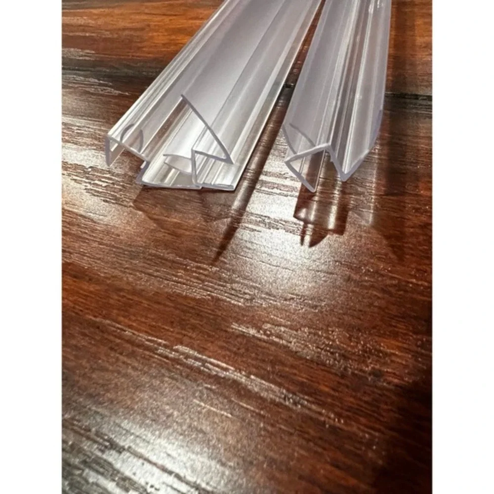 New AmazerBath Shower Door Bottom Seal 47.25 Inches (15.75 Inches * 3), 3 Sectio